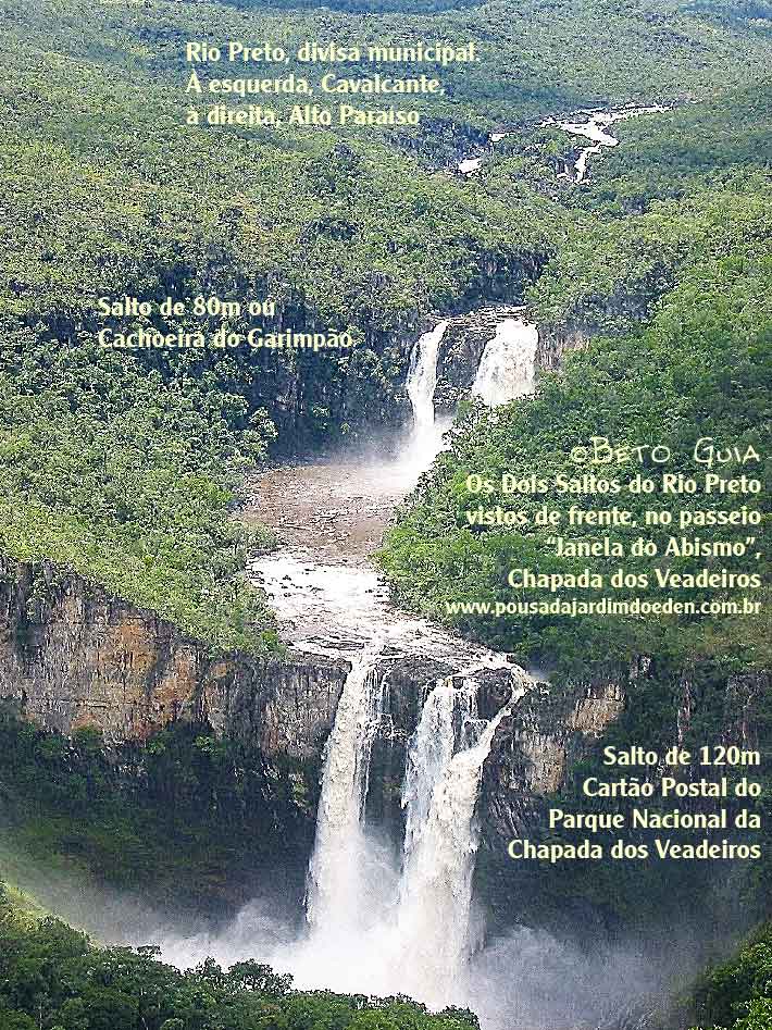 Cachoeira das Cariocas ou Carioquinhas, Parque Nacional da Chapada dos Veadeiros